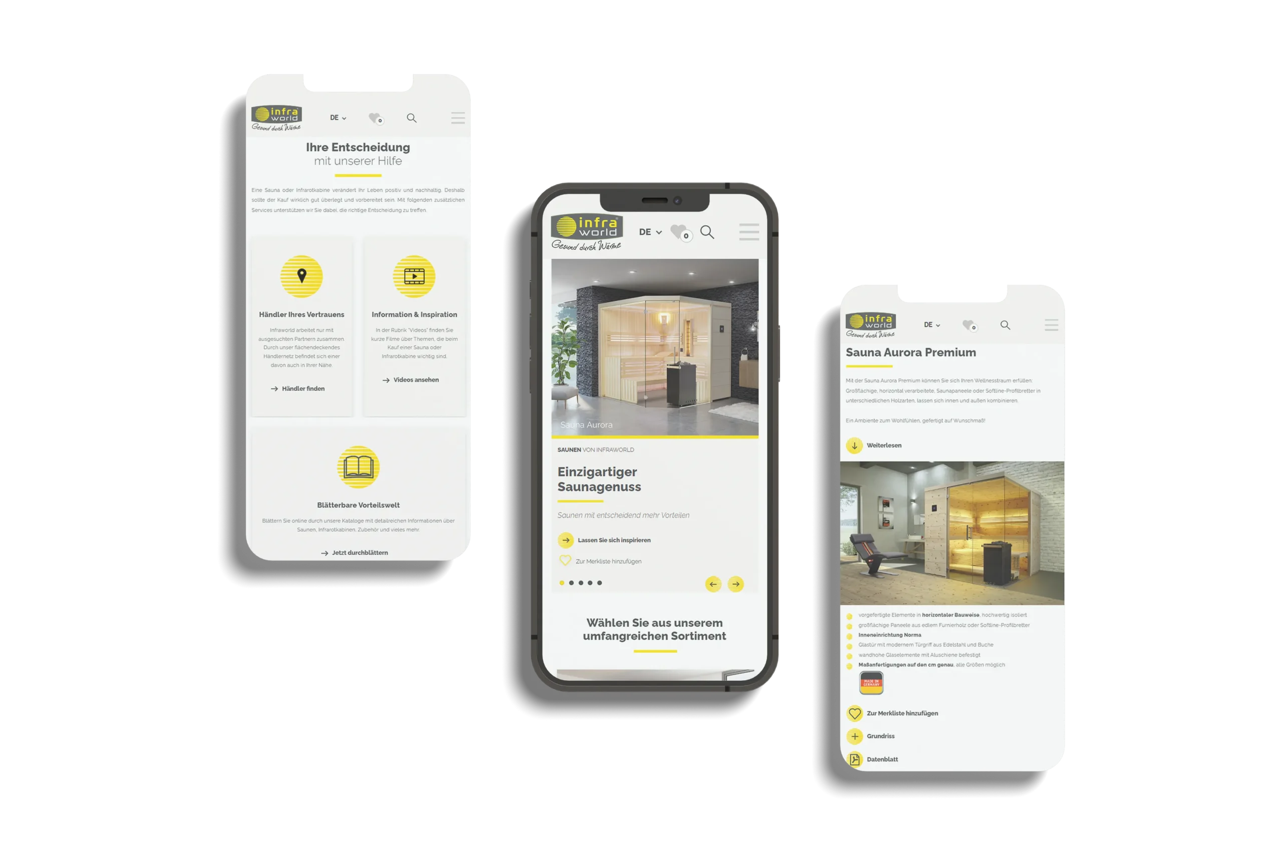 TPI Infraworld Mobiles Webdesign Screendesign Erfolgsstory bei abm Werbeagentur