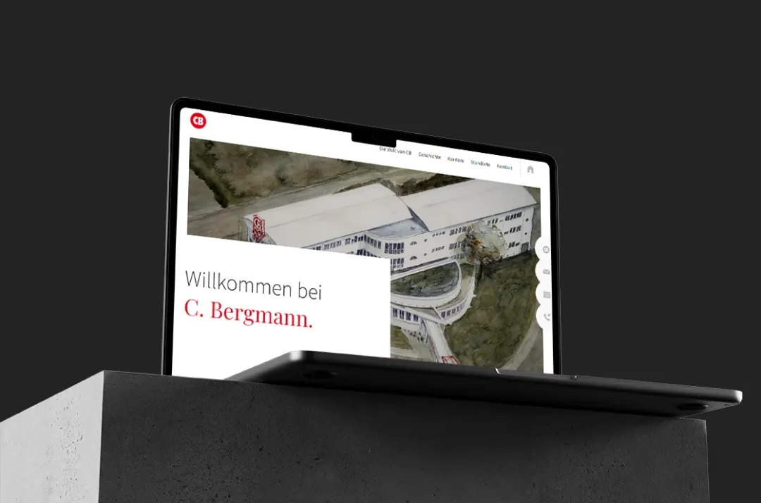 C. Bergmann Projekt Corporate Website
